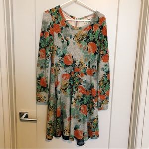 Anthropologie Floral Dress